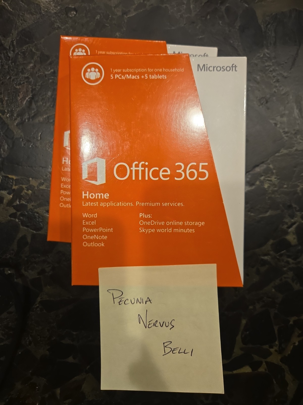 2 SEALED Microsoft 365 Family Home - 6 Person 12 Month Office + 1TB Cloud PC MAC