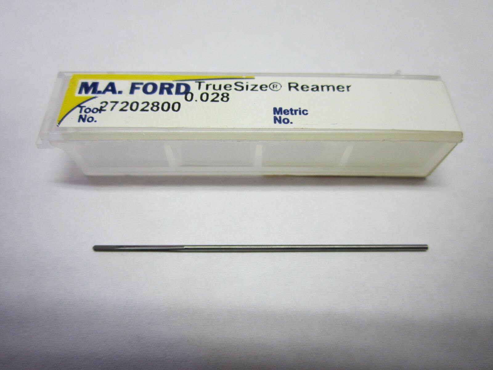 M.A. Ford Chucking Reamer #70 (0.028") x 1/4 x 1-1/2 Straight 4 Flute RH Carbide