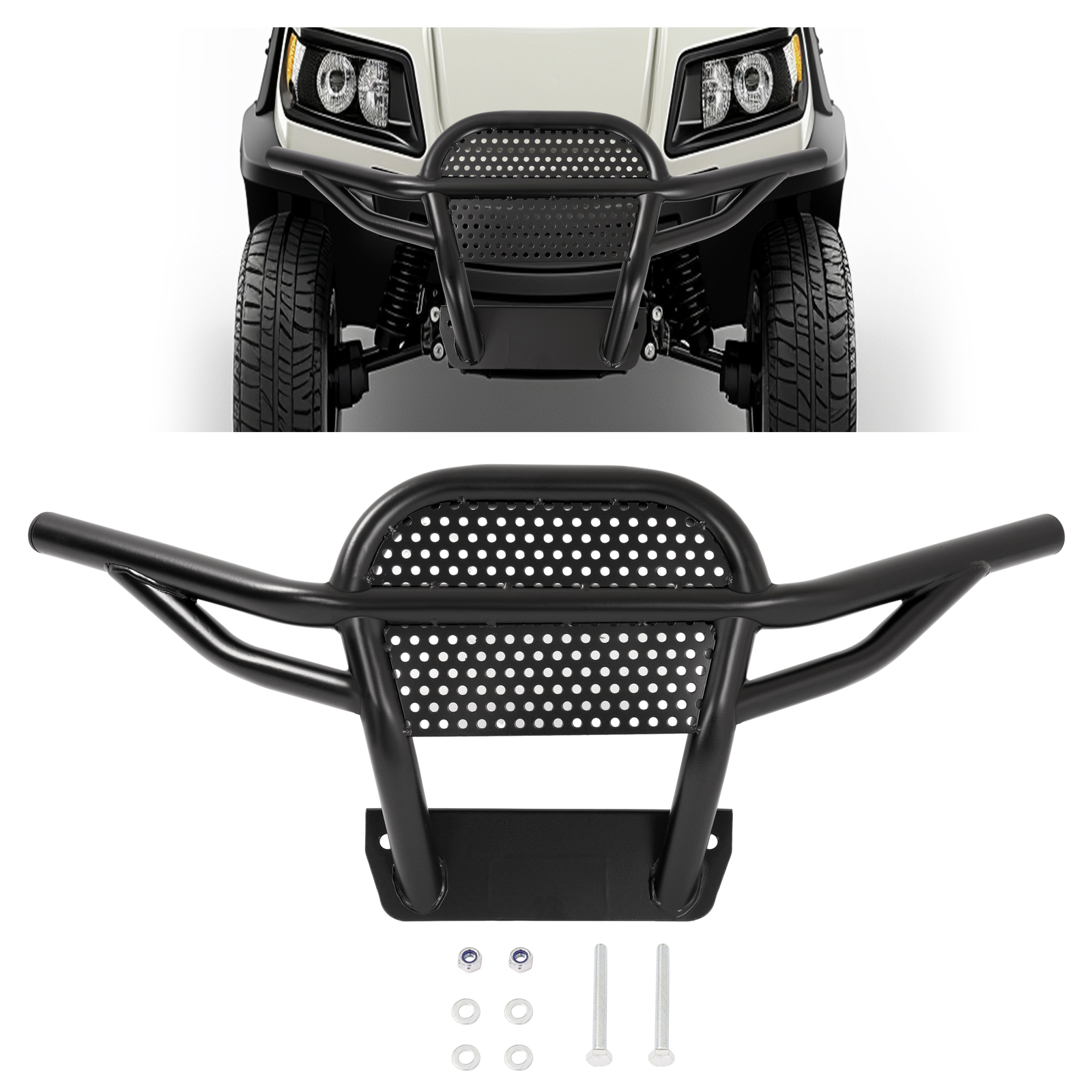 Heavy Duty Brush Guard For Yamaha Drive 2 Gas & Electric Golf Carts 2017-Up 2021