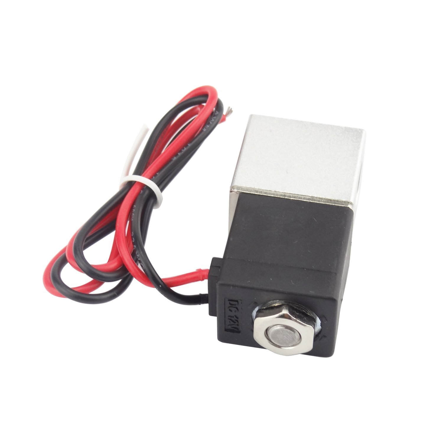 1/4inch DC 12V 2 Way Normally Closed Electric Solenoid Air Valve Stainless Steel