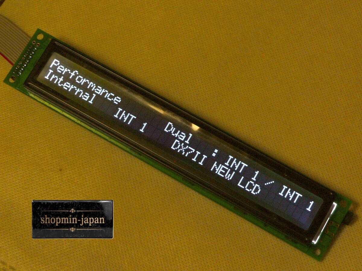 YAMAHA DX7II FD/D Black LED LCD Display Replacement Module New from Japan