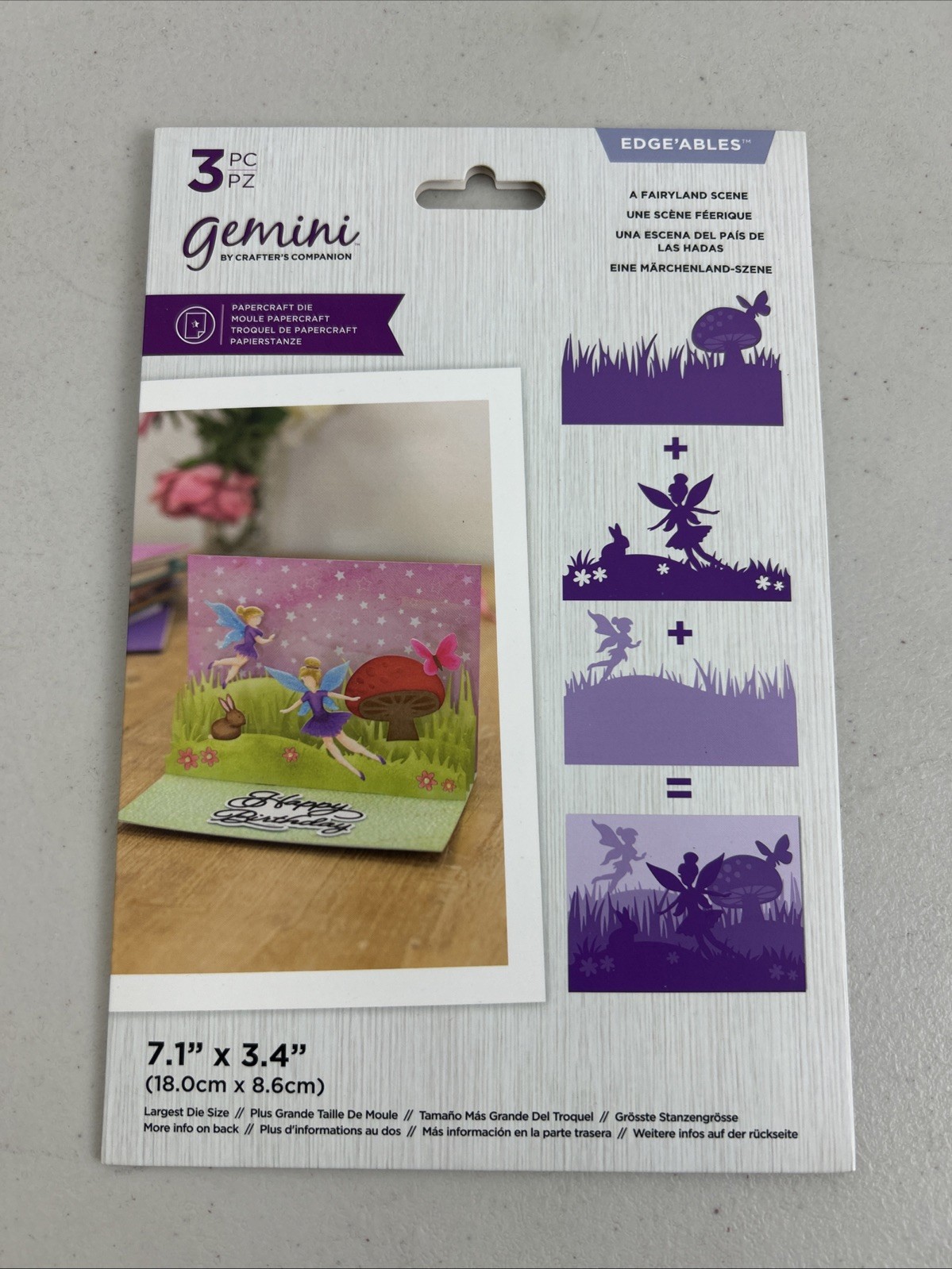 Crafters Companion Scene Edge'ables die A Fairyland Scene