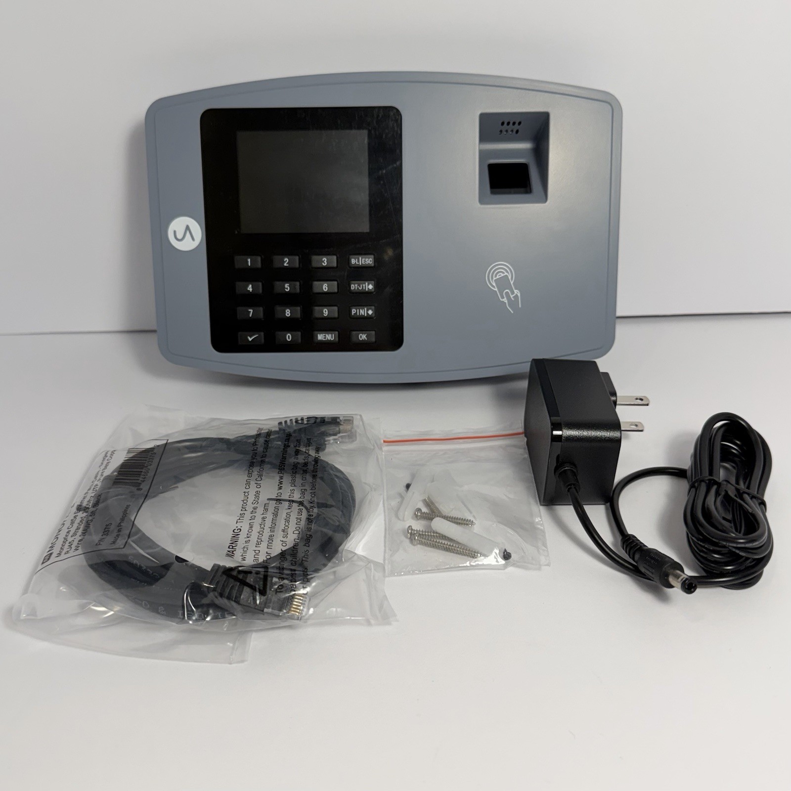 Biometric Time Clock Fingerprint PIN Employee Attendance System