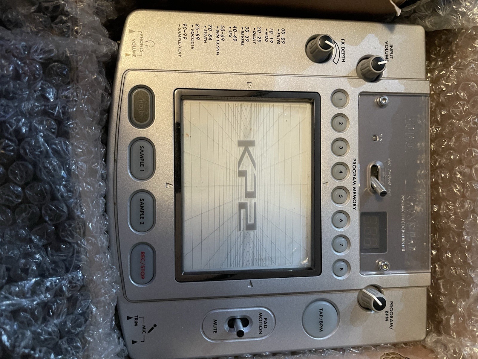Korg Kaoss Pad KP2 Dynamic Effects Controller w/ Original Box & Cables