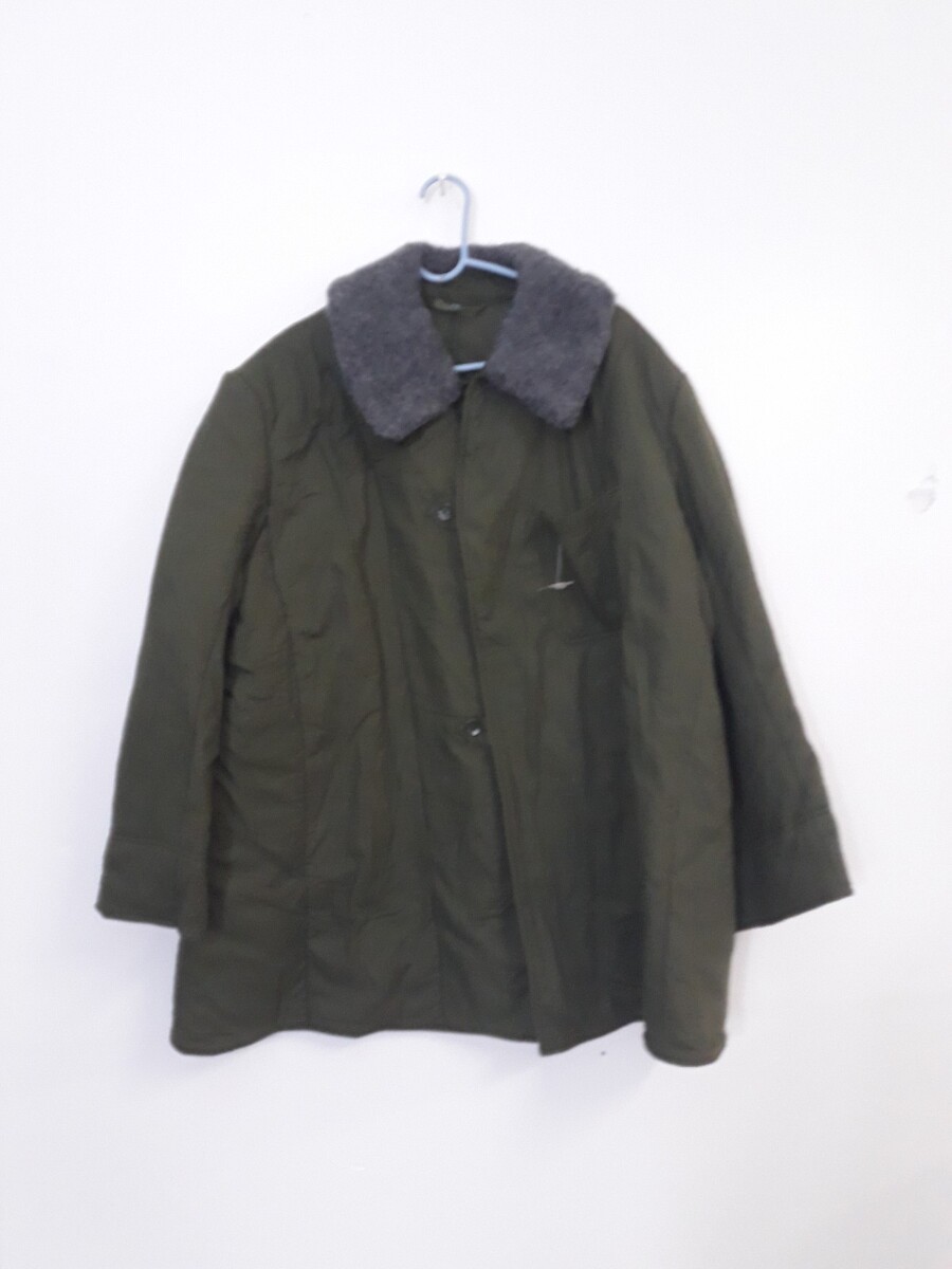 USED Czech Military Surplus Parka Button Up OD Green Size 65 See Description