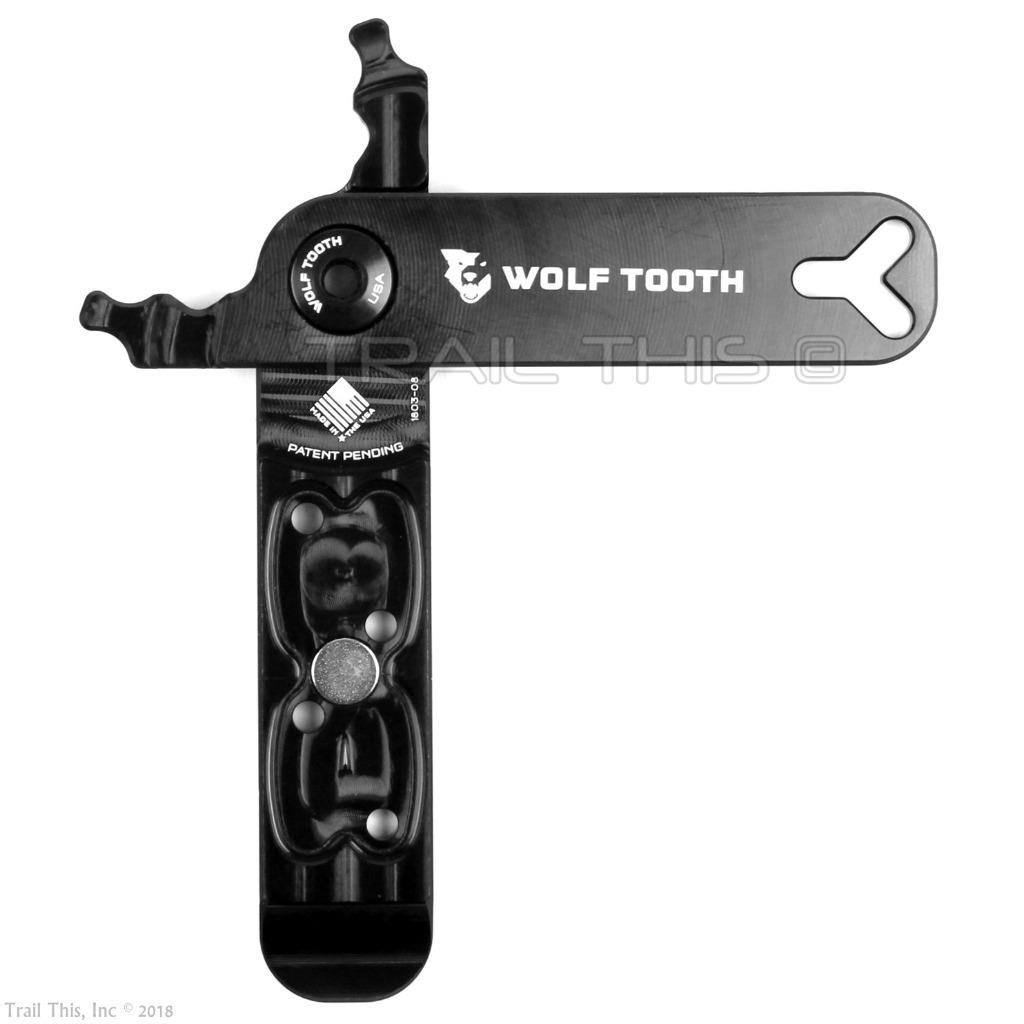 Wolf Tooth Pack Pliers Ultralight Bicycle Master Link Multi Tool - Black
