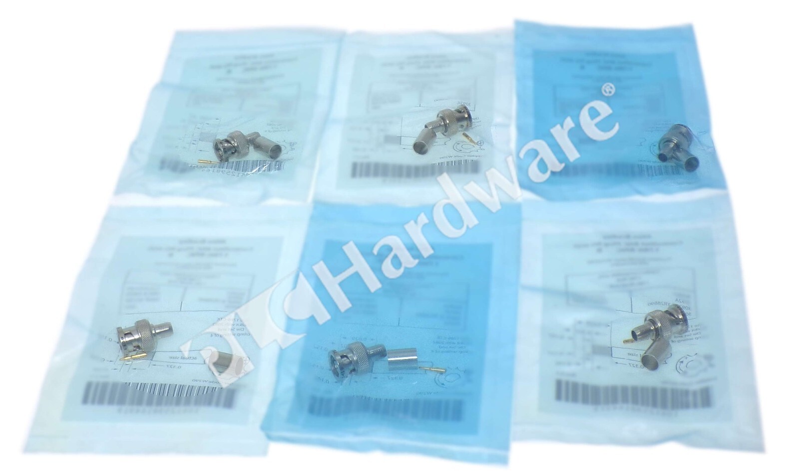 Lot of 6 Sealed Pre-owned Allen Bradley 1786-BNC /B ControlNet Coaxial Connector