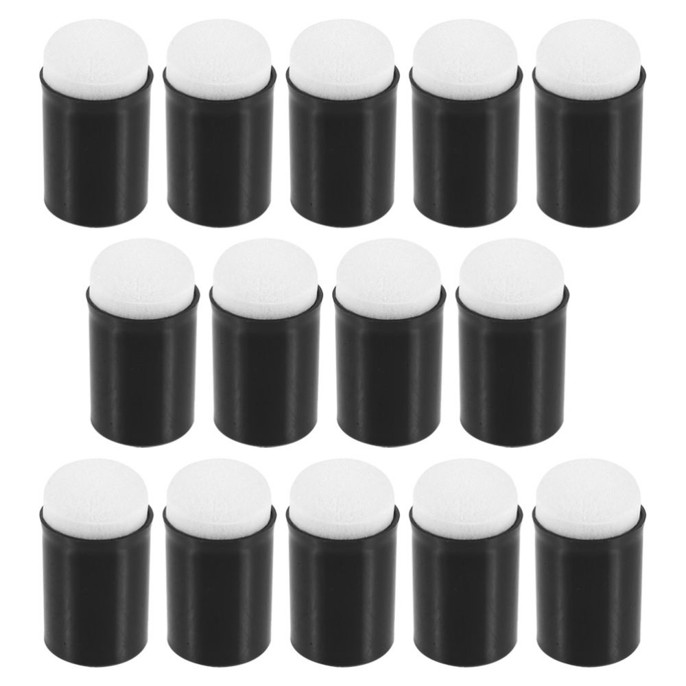 30 Pcs Painting Sponges Stamper Diy Stamping Ink Pads Art for Finger Kit Kids