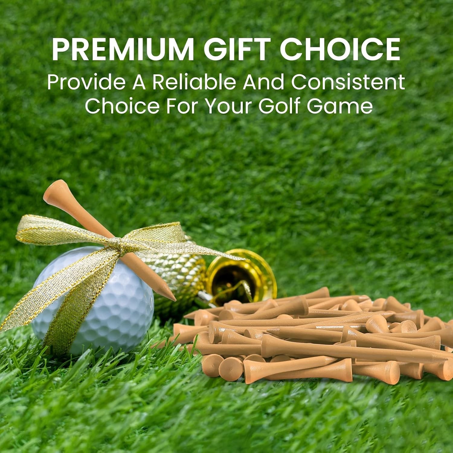 Bamboo Golf Tees 1000 Count Pack