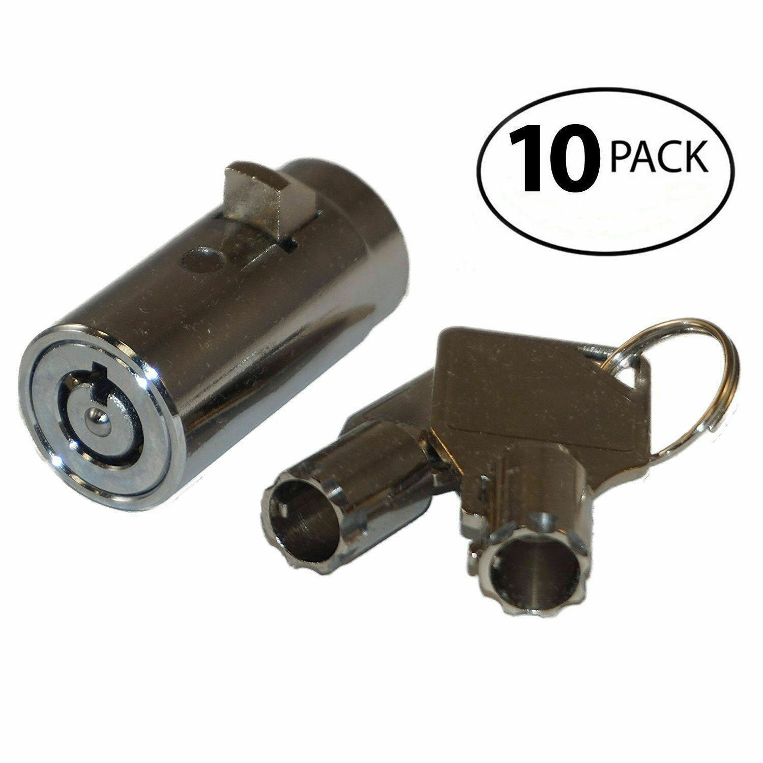 (QTY) 10 - Replacement Plug Locks for Soda / Snack Vending Machine NEW - #1452