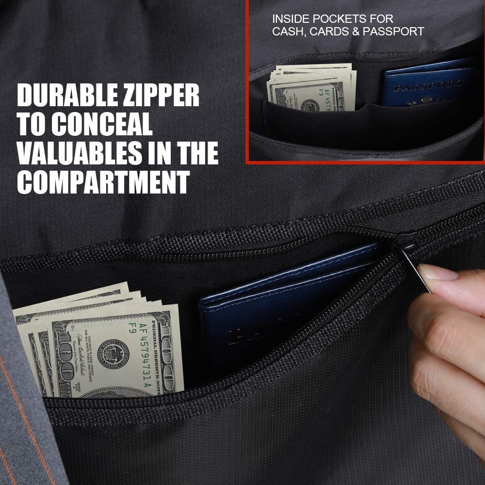ROLOWAY Hanger Diversion Fireproof Safe with Small Fireproof Bag - Hidden Safe C
