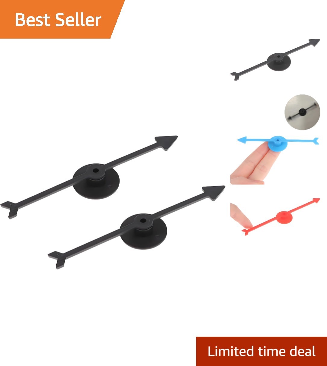 2-Piece Spinner Game Set with Suction Cups - Fun for Home & School Parties