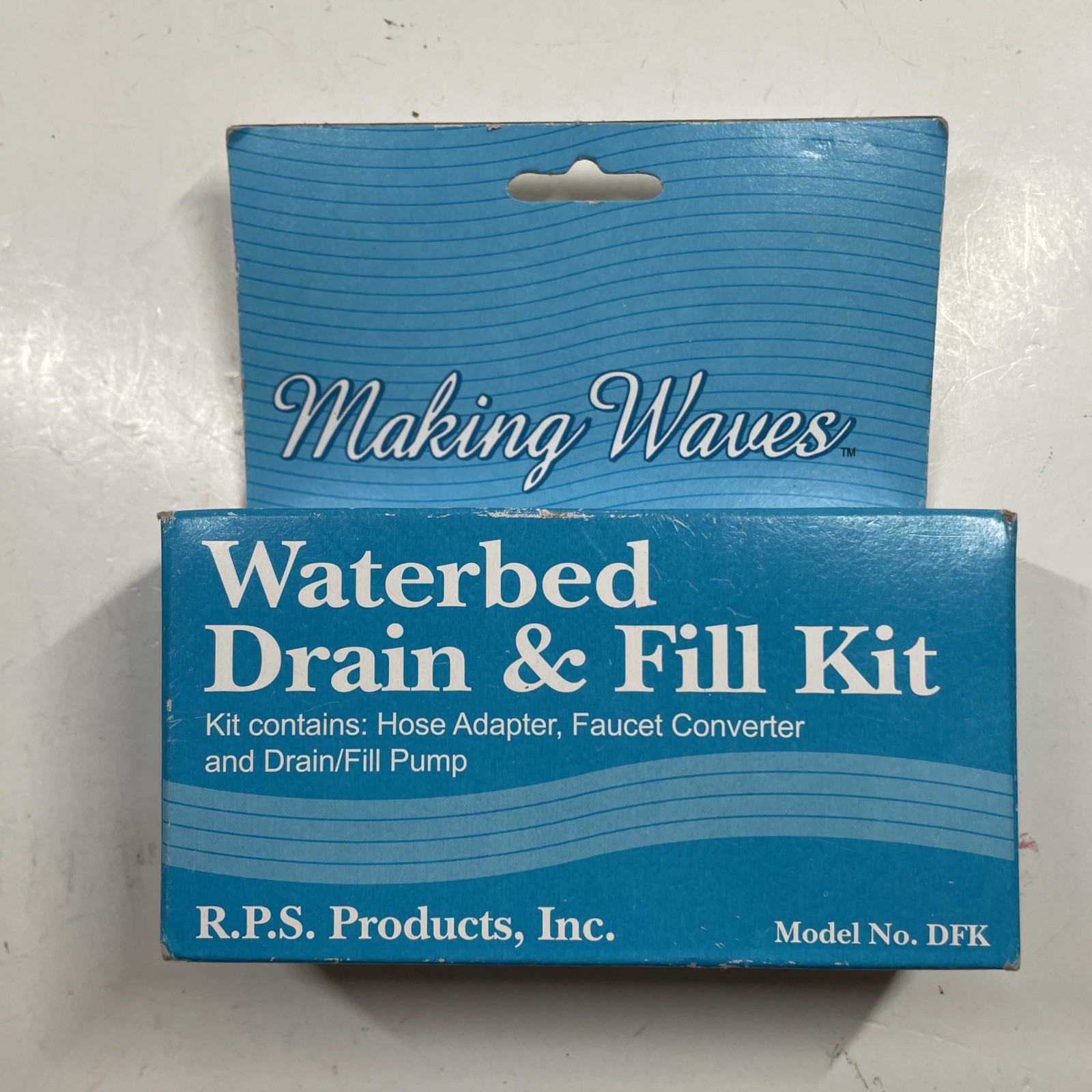 Making Waves DFK Waterbed Drain & Fill Kit 9 L x 7 W x 4 H in. NEW IN BOX