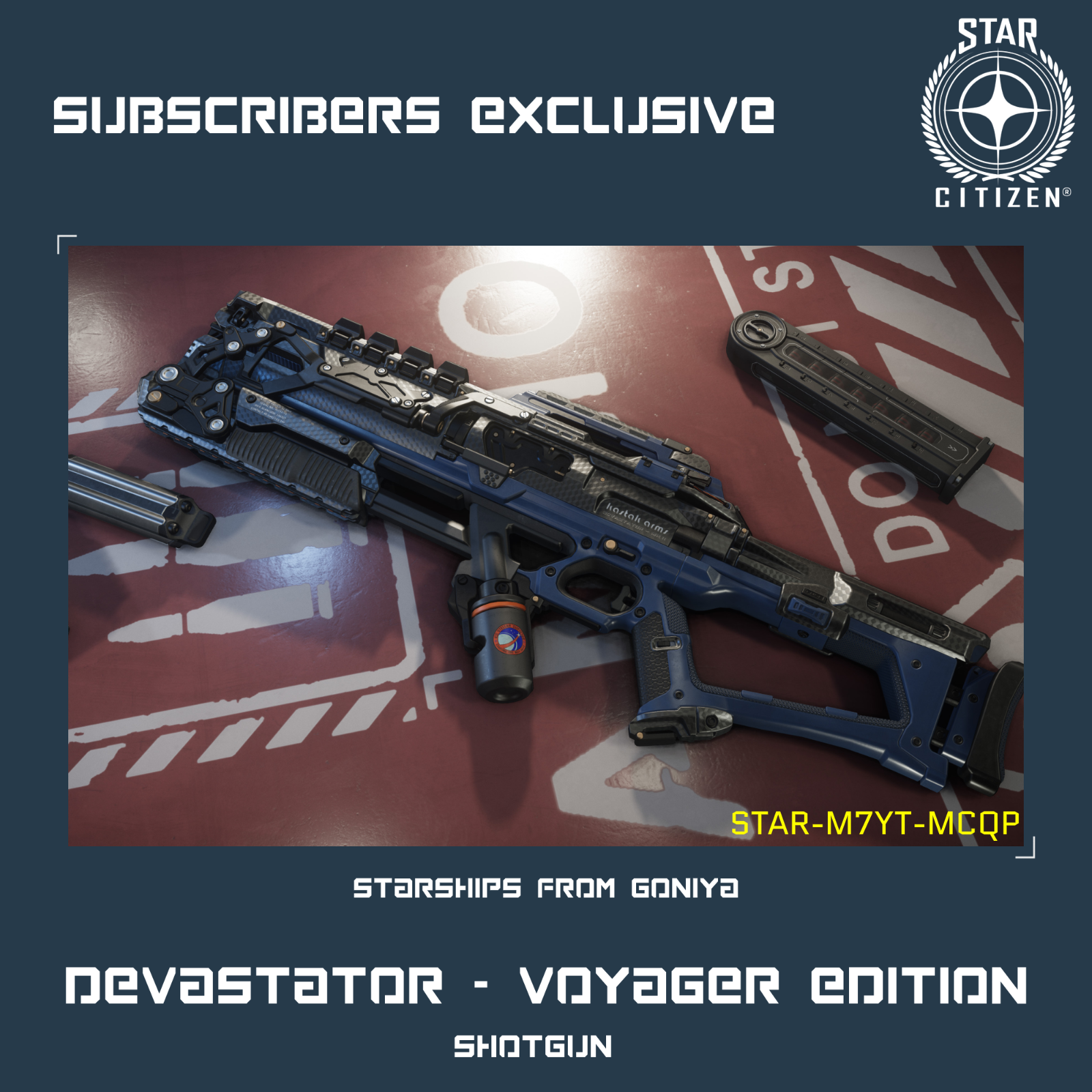STAR CITIZEN - GUNS (PISTOLS,RIFLES,SHOTGUNS) - (EXCLUSIVE)