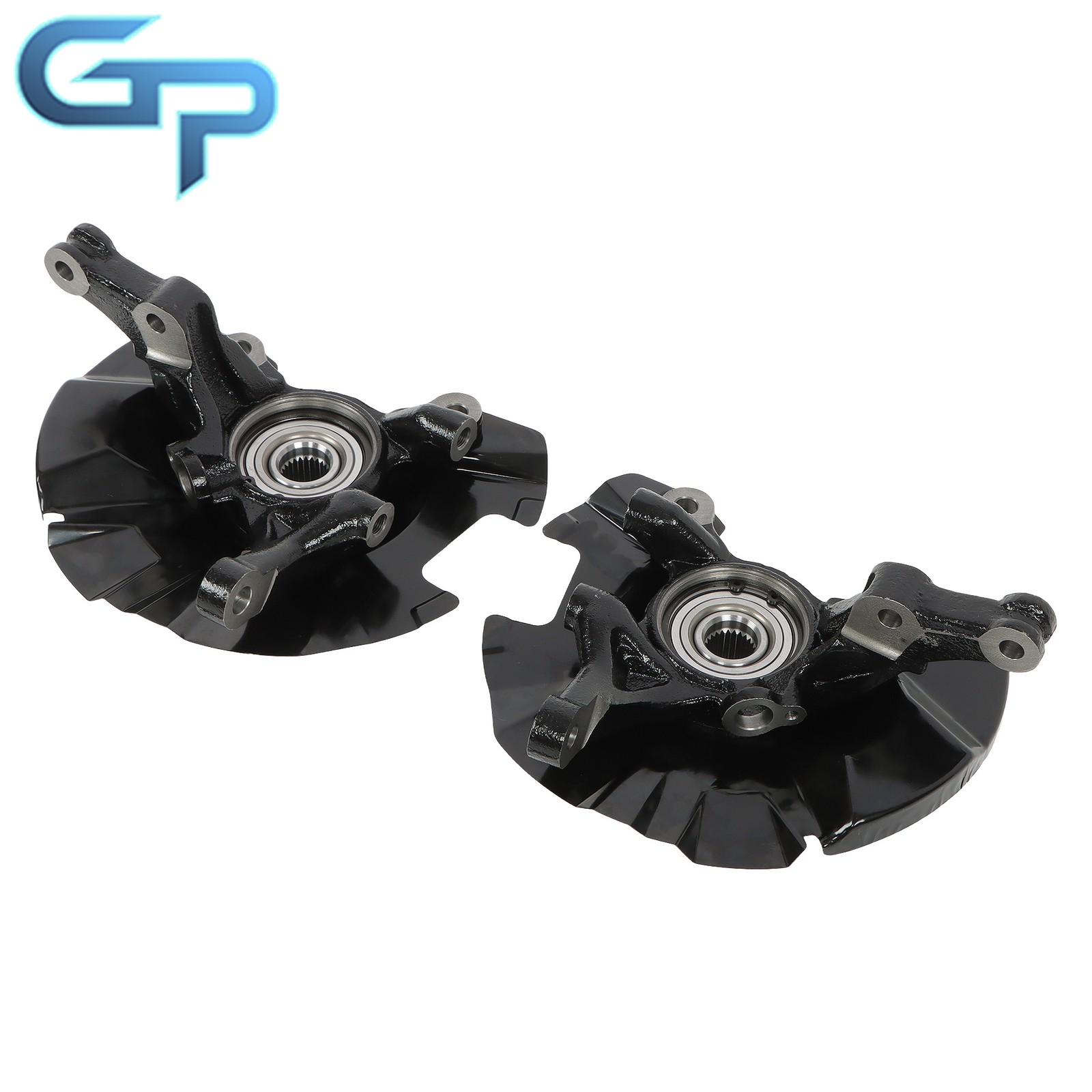 2x Front Left & Right Steering Knuckle Assembly For Hyundai Accent 2007-2011