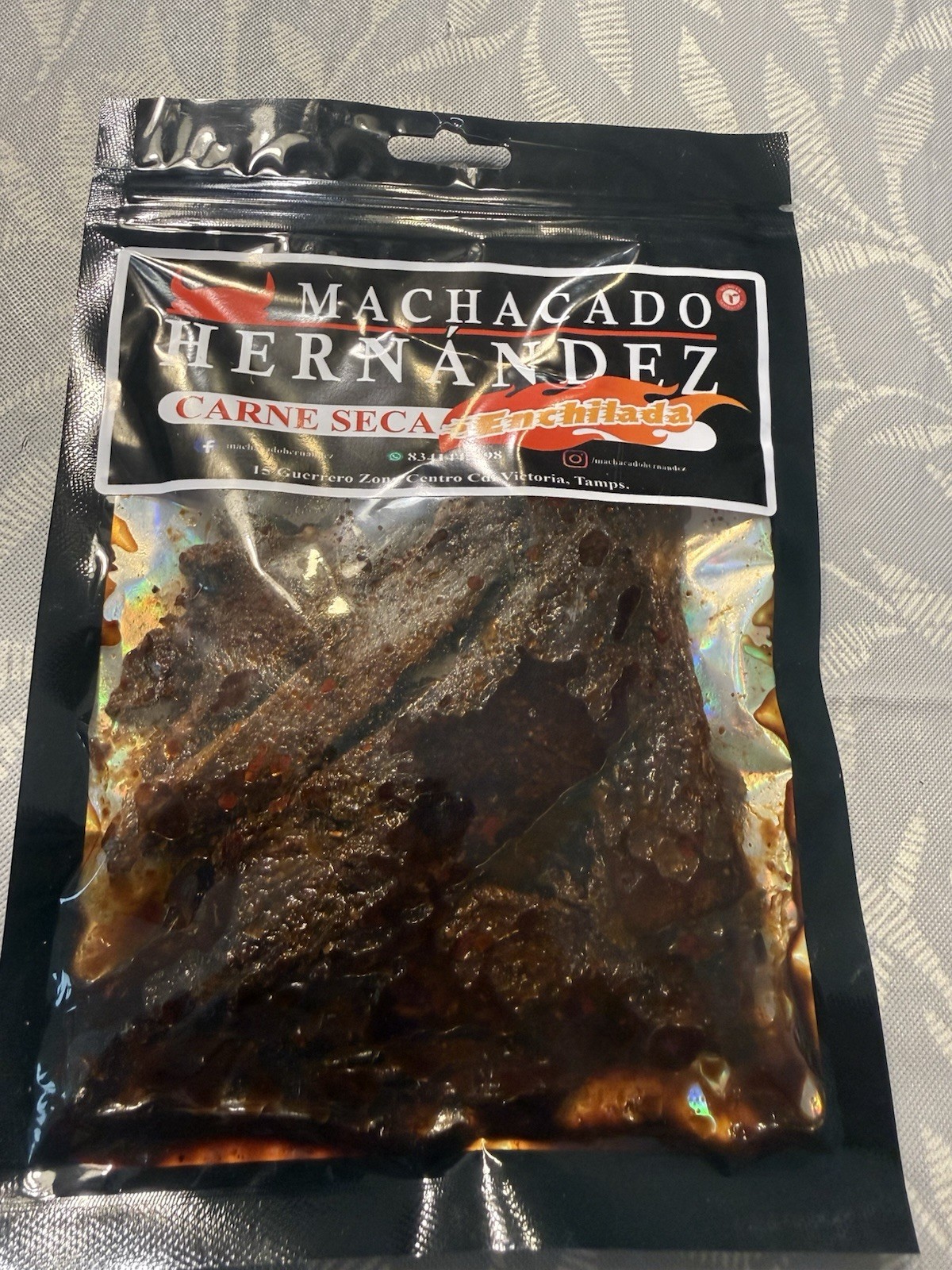 MEXICAN HERNANDEZ BEEF JERKY CARNE SECA ENCHILADA SPECIAL SAUCE FLAVOR 75g