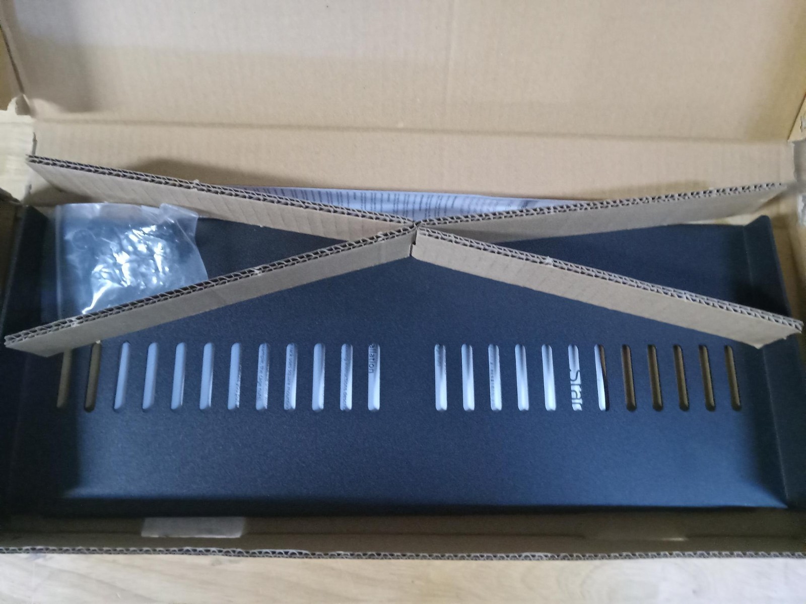 StarTech 1U Vented Cantilever Shelf w/ 7in Depth for Server Cabinets