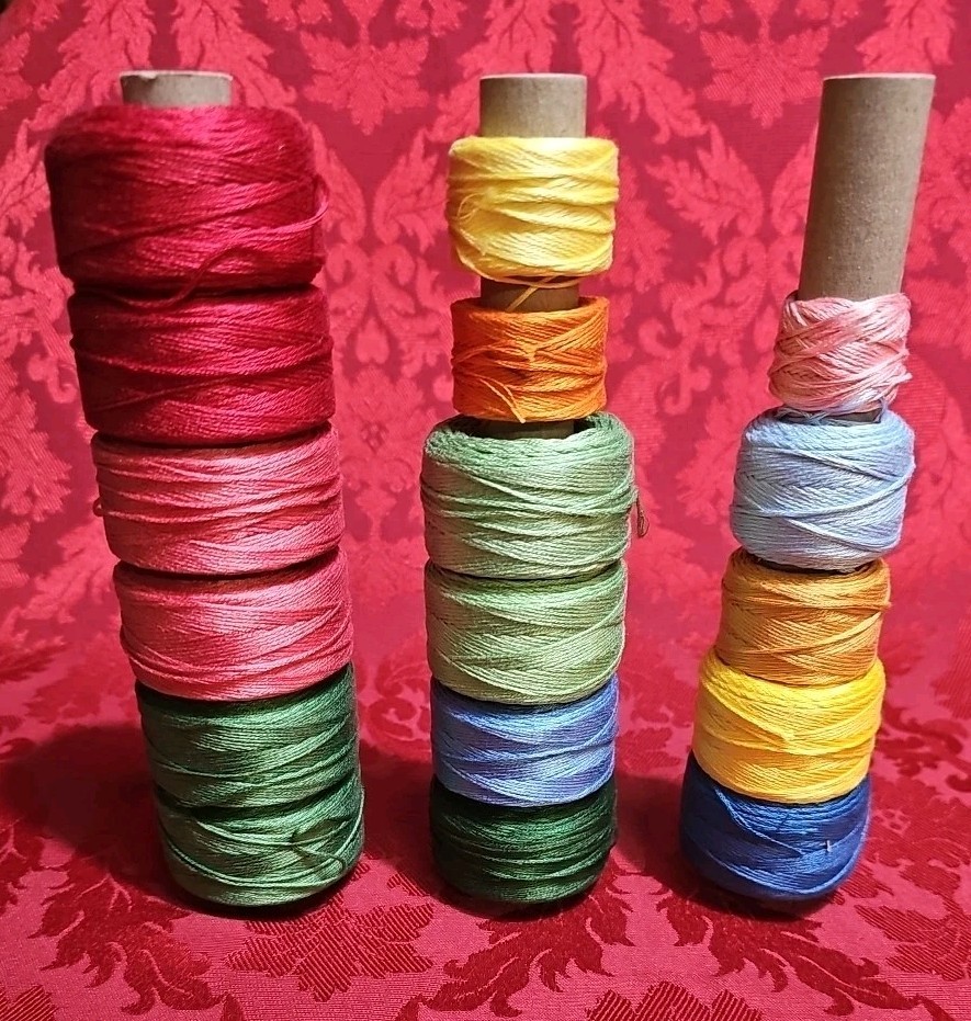 Cotton DMC Embriodery Floss On Spools Thread Kit 6 Strand Cotton