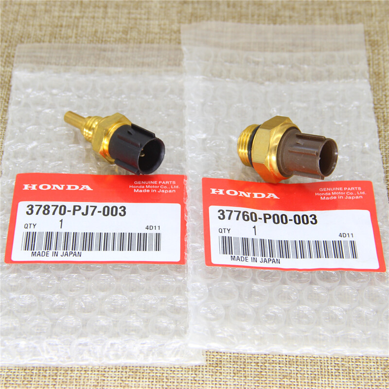 OEM Set of 2 Cooling Fan Switch Coolant Temp Sensor Fit Honda Accord CR-V Civic