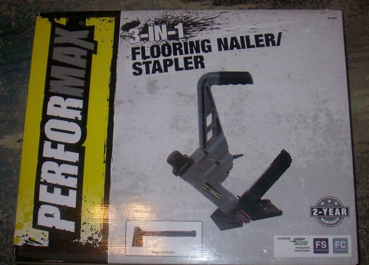 PERFORMAX 3-IN-1 FLOORING NAILER/STAPLER