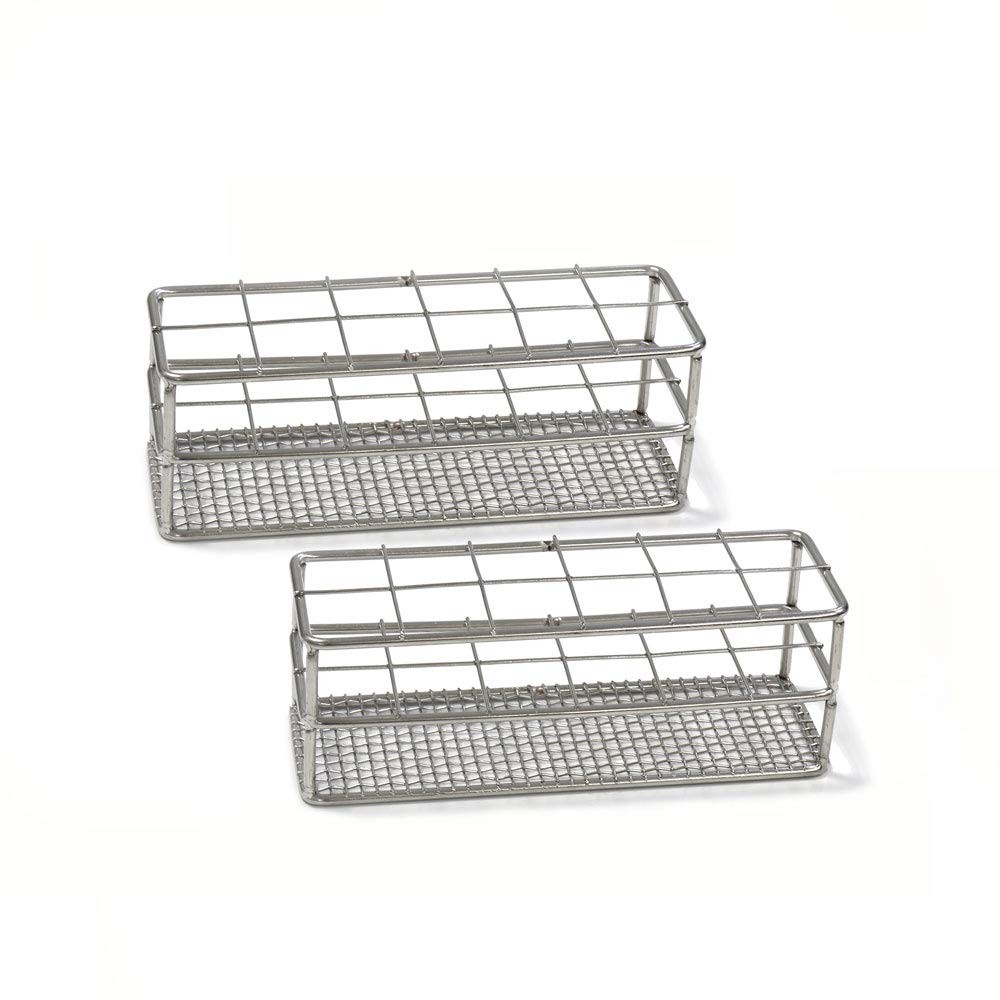 12 Holes 25mm Stainless Steel Wire Tube Rack Lab Stand TTR012002 2 PCS