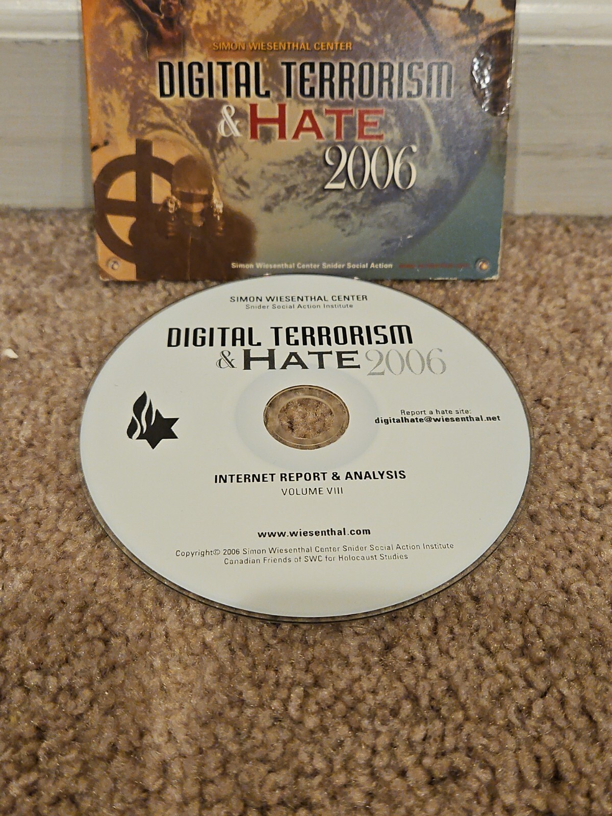 Simon Wiesenthal Center: Digital Terrorism And Hate Report 2006