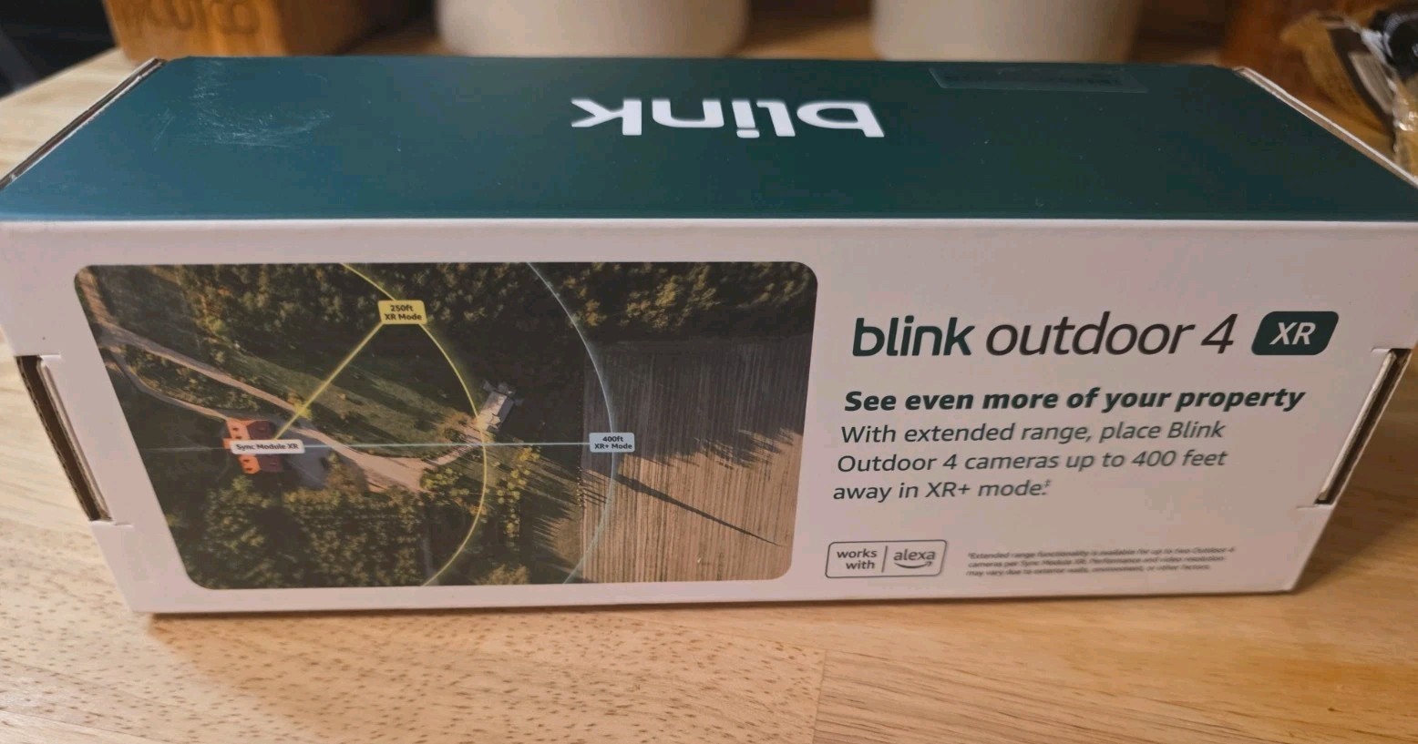 Blink Outdoor 4 XR , 4 Camera System w/Sync Module Included - New Sealed