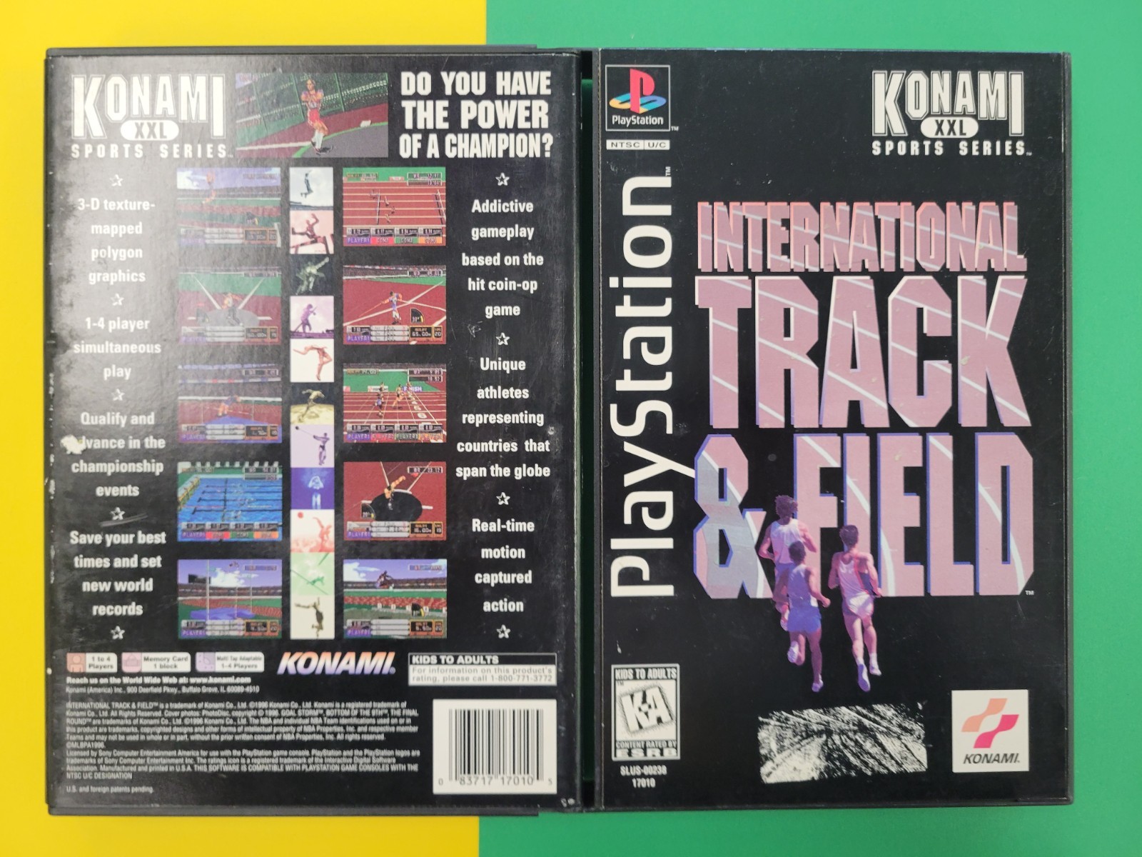 International Track & Field (Sony PlayStation 1, 1996) Long Box Only