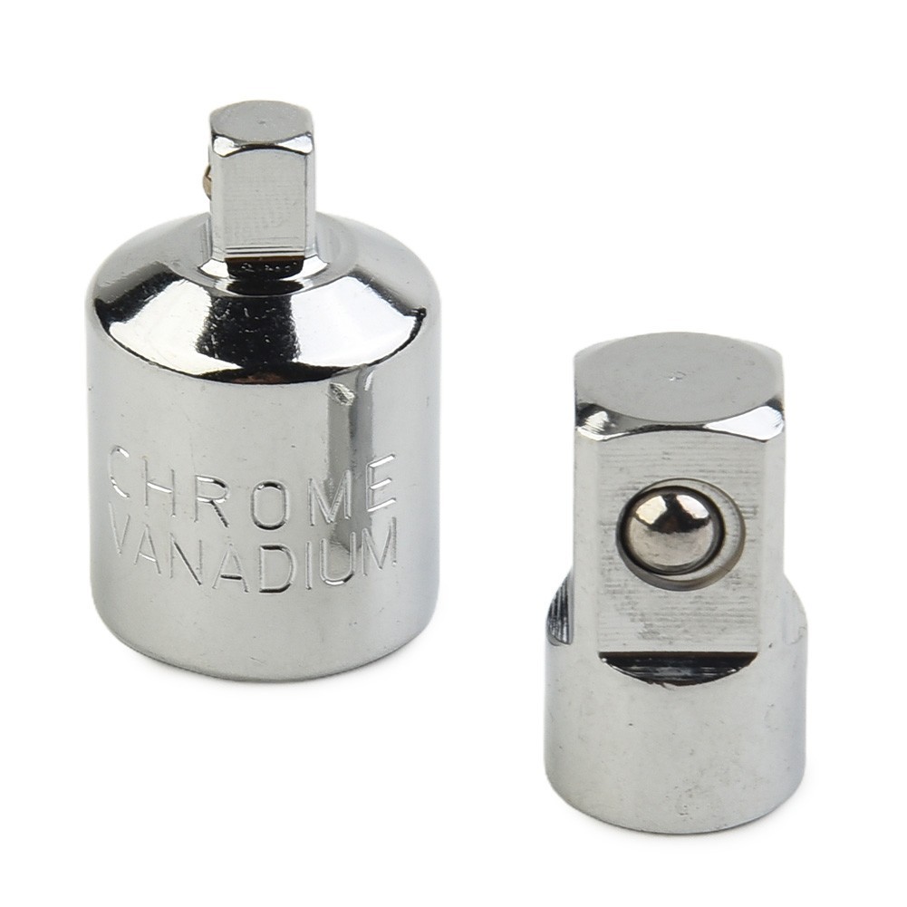Workshop Repair Handheld Tools Silver Wrenches Ratchet Socket Adapters