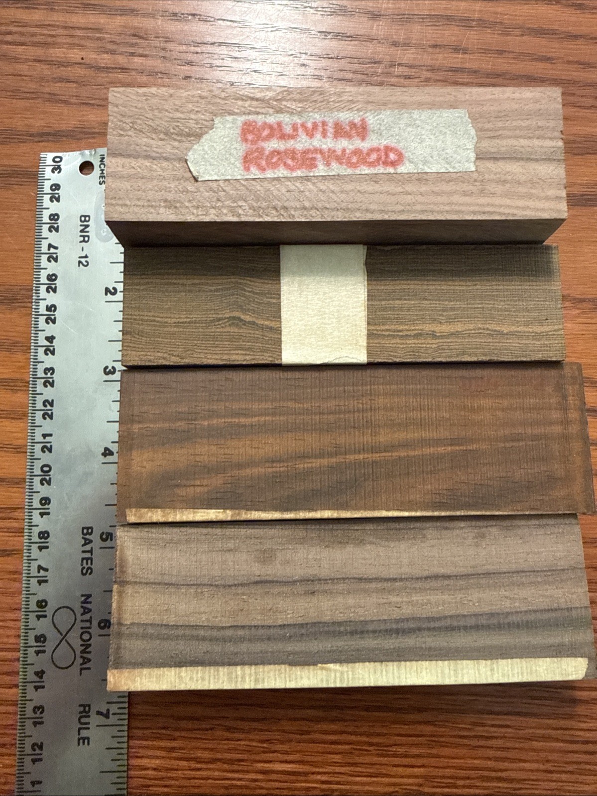 Premium Exotic Knife Handle Wood Blanks 5”