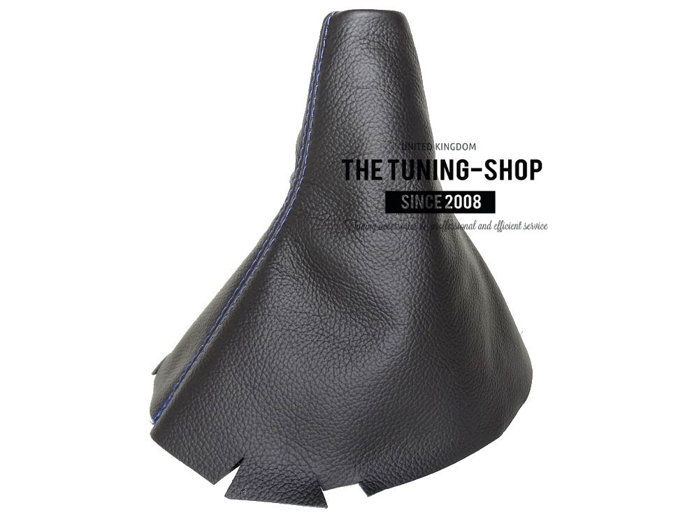 Shift Boot For Volkswagen Eos 2006-2015 Leather Blue Stitching