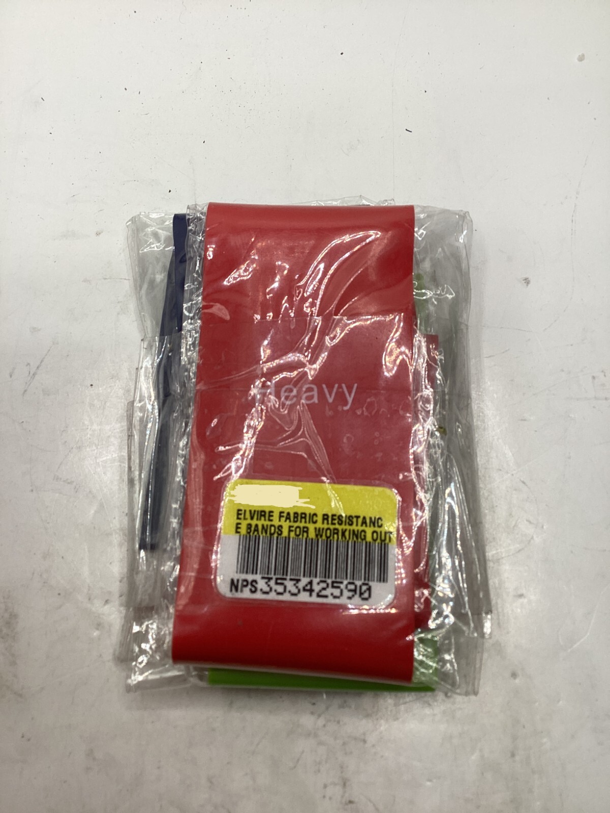 Pack of 3 Elvire Fabric Resistance Booty Bands for Working Out