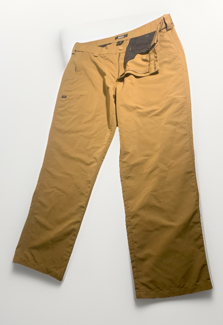 5.11 Tactical Men's Brown Polyester Pants 33x30 Solid 74461-116