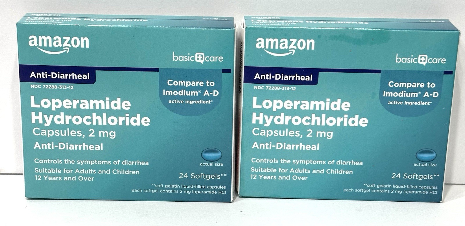 Loperamide Hydrochloride Tablets, 2 Mg, Anti-Diarrheal, 12 Count (Pack of 2)