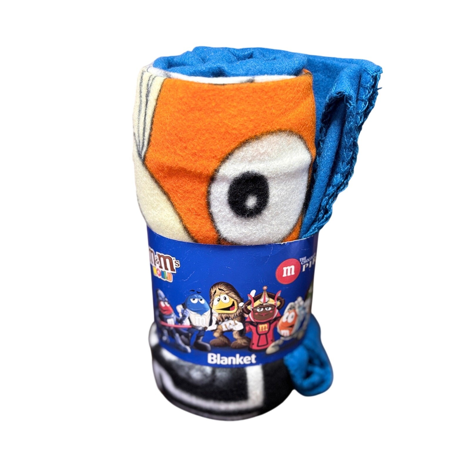 M&M's World Throw Blanket 50" x 60" Star Wars The Chocolate Mpire Fleece Throw