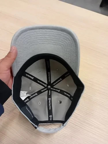 Gorra Protactic Gris Gris Claro Unitalla Lisa Mexicano