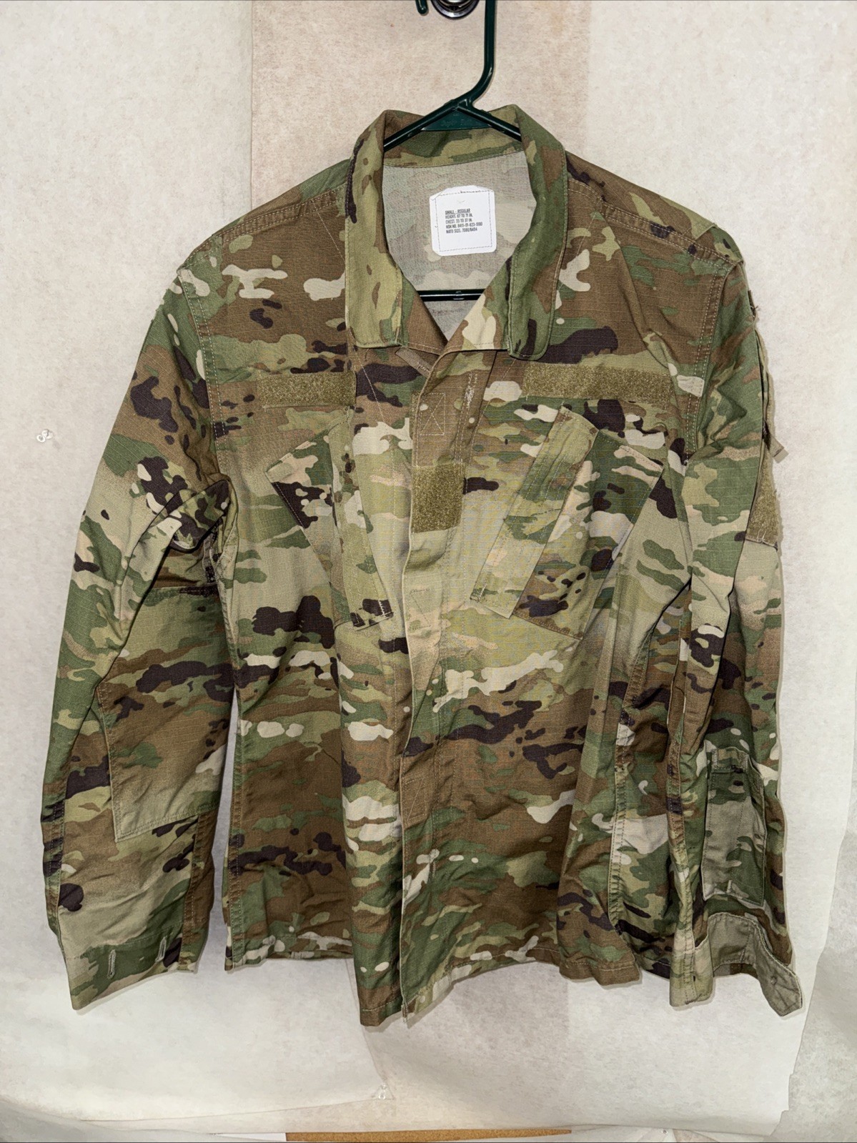 Scorpion W2 Small Regular Shirt Cotton/Nylon OCP Multicam Army 8415-01-623-5180
