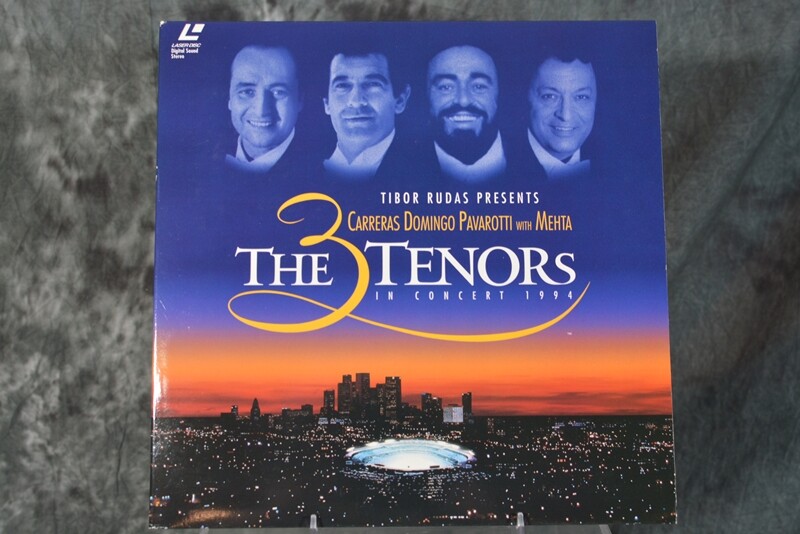 Laserdisc  THE 3 TENORS IN CONCERT 1994   W/ FAST FREE SHIPPING
