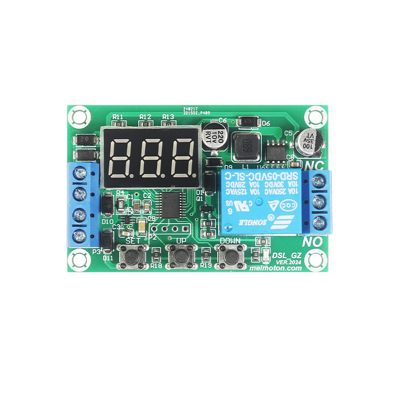 DC Current Detection Relay Module Over-Current Alarm Switch Motor Protecter 10A