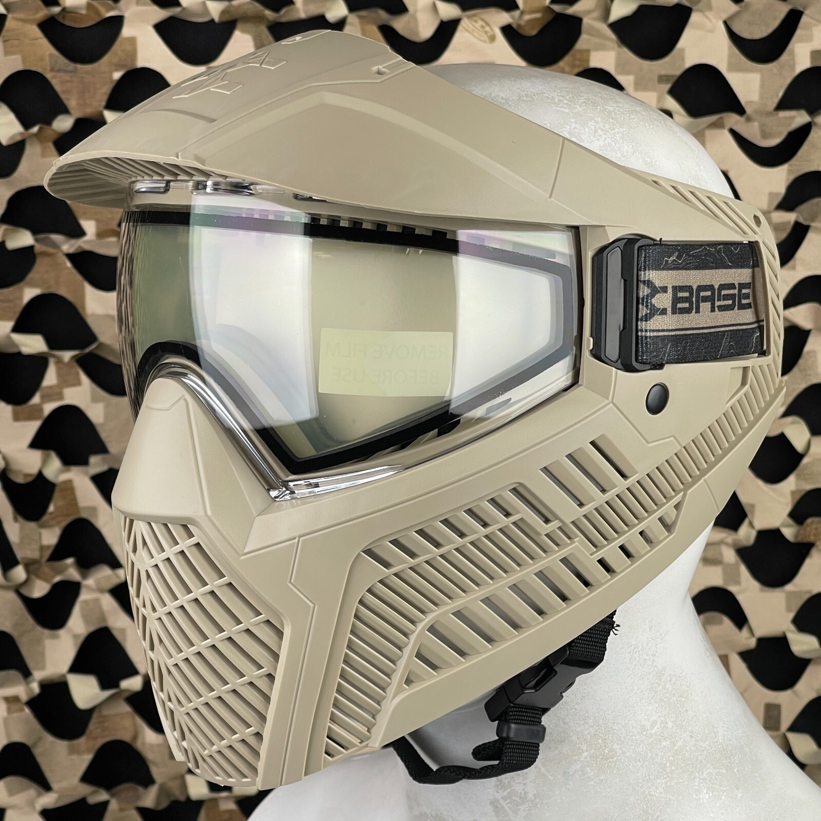 NEW Base GS-O Paintball Mask - Tan