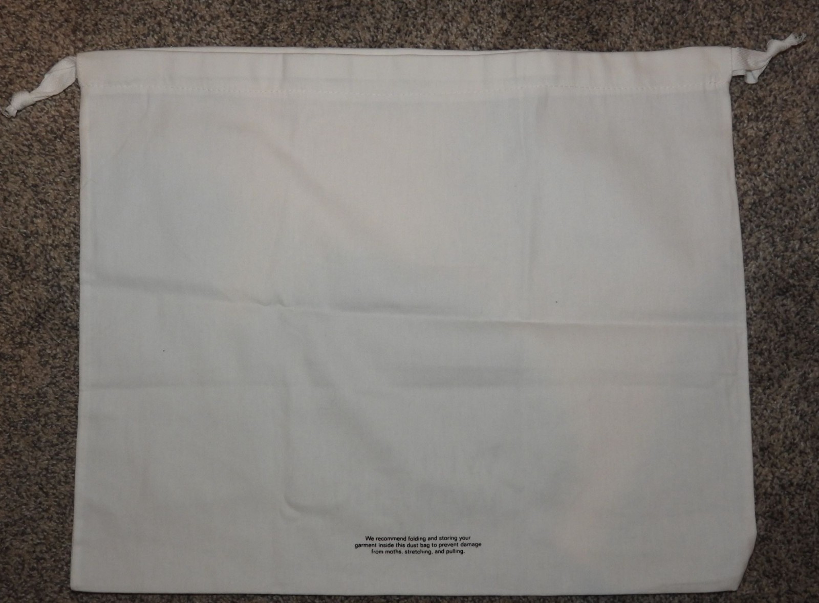White & Warren Drawstring Dust Cover Bag 17.5" x 14.5"