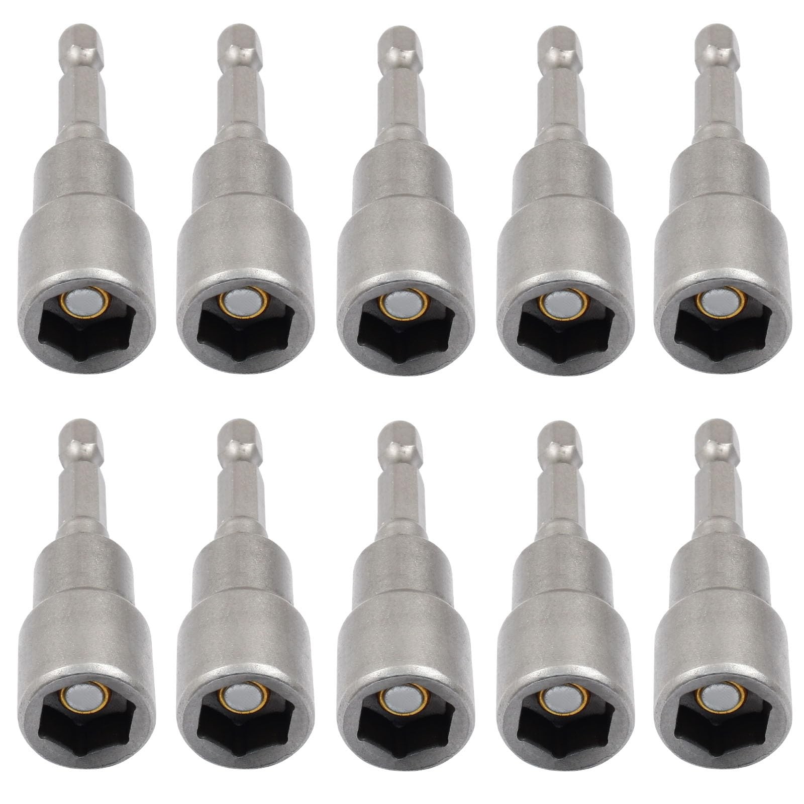 10 Pcs 7/16" Hex Magnetic Nut Driver