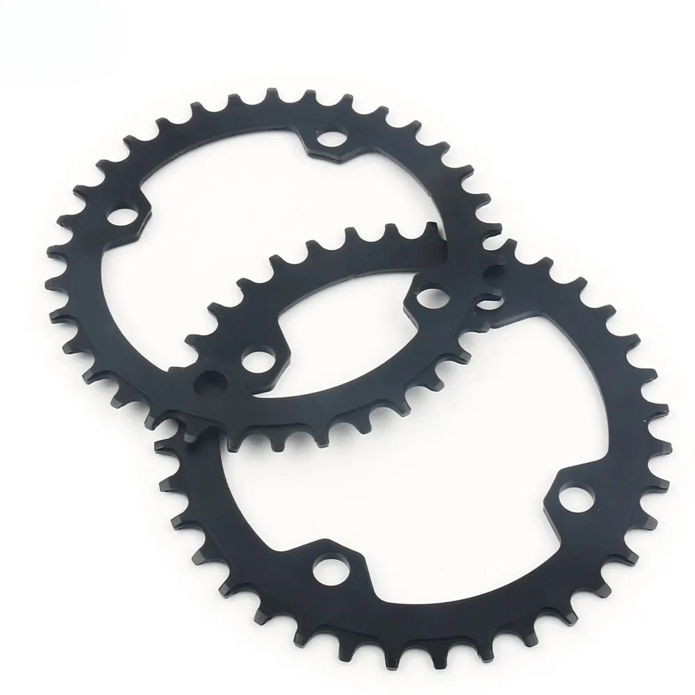 104BCD Round Narrow Wide Chainring Mountain Bicycle 34T 36T Crankset Tooth Plate