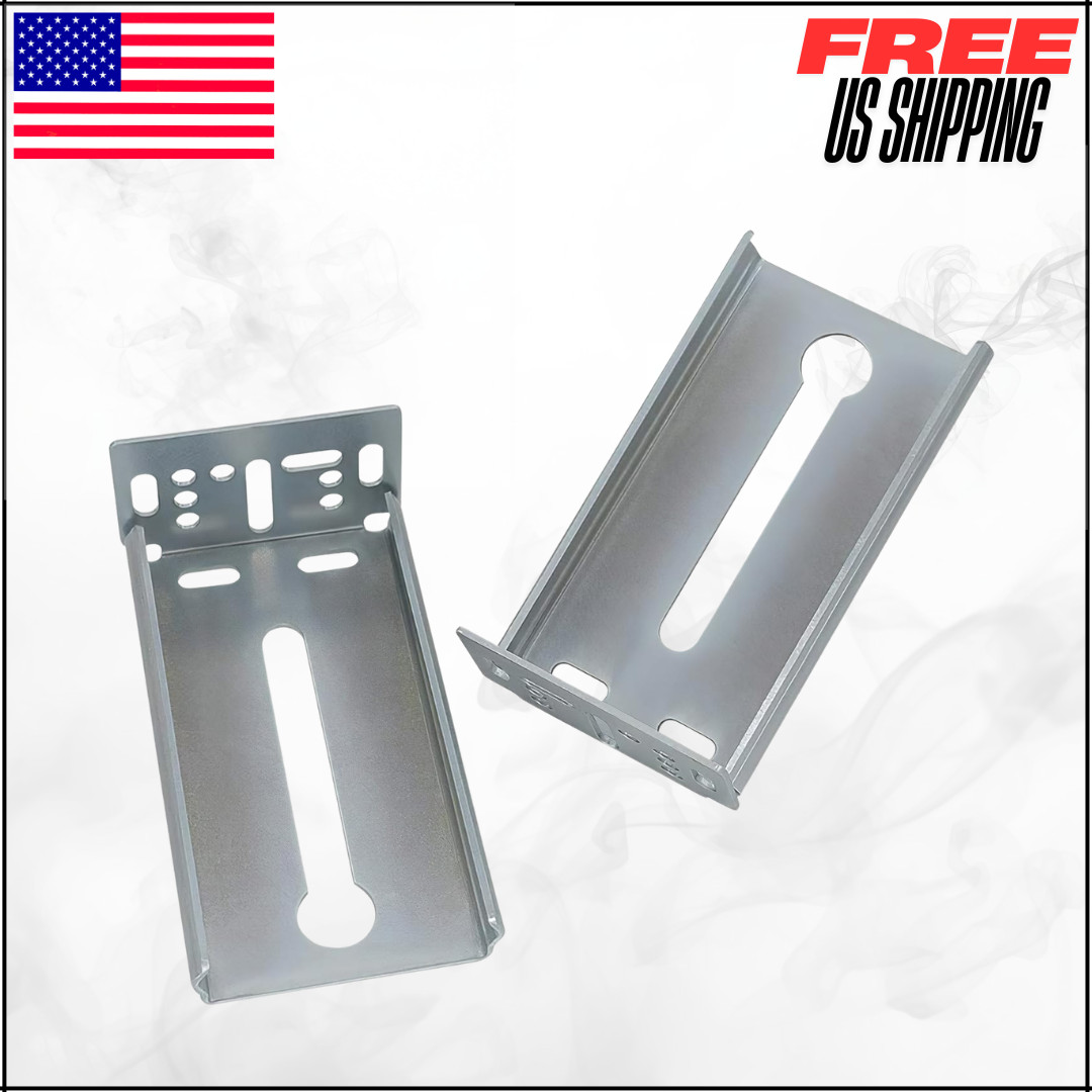 Rear Mounting Brackets For 1.77" 45mm Drawer Slide B4502 Face Frame 10 Pairs