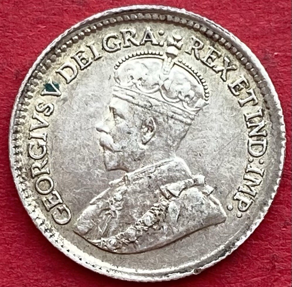 1919 Canada 5 Cents - EF/AU - Lot#8970