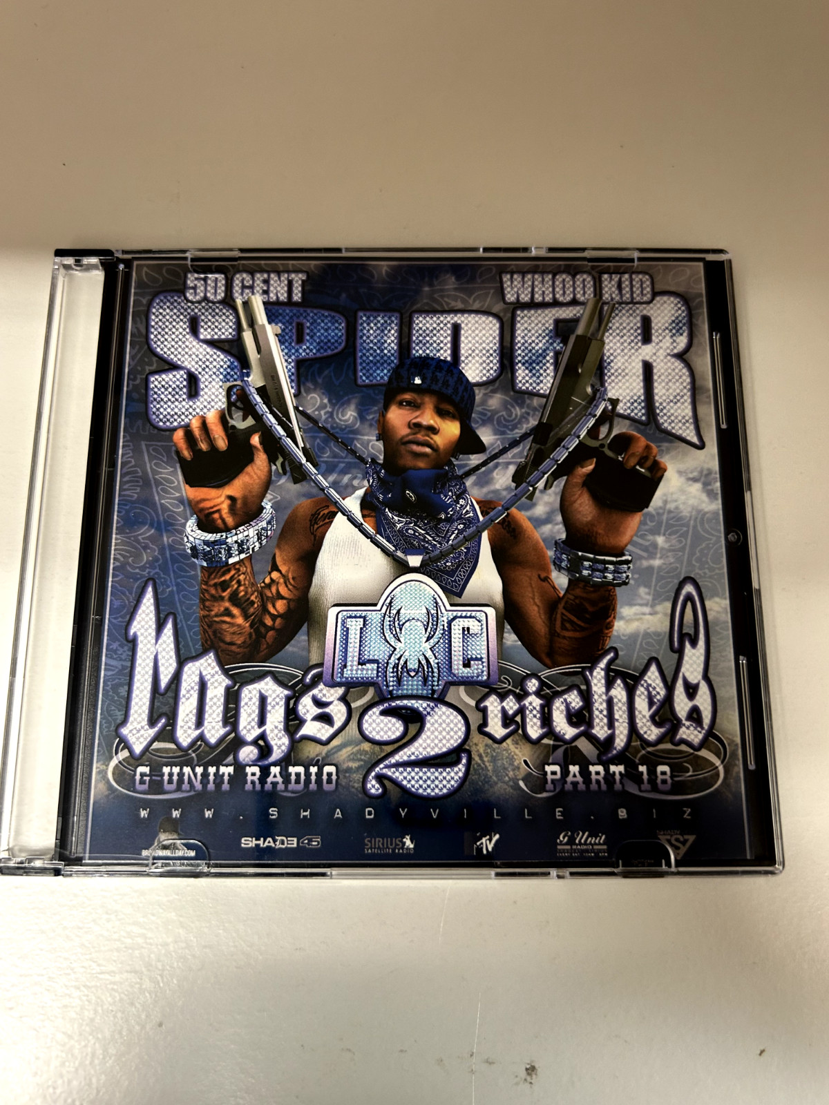 RARE DJ WHOO KID G-UNIT RADIO 18 SPIDER LOC 50 CENT NYC PROMO MIXTAPE MIX CD
