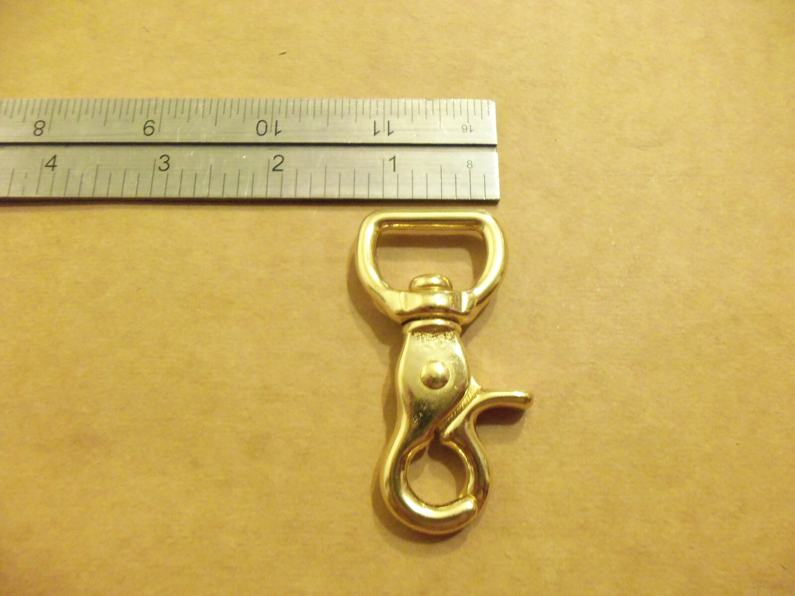 3/4" Solid Brass Scissor Swivel Snap (Pack Of 5)