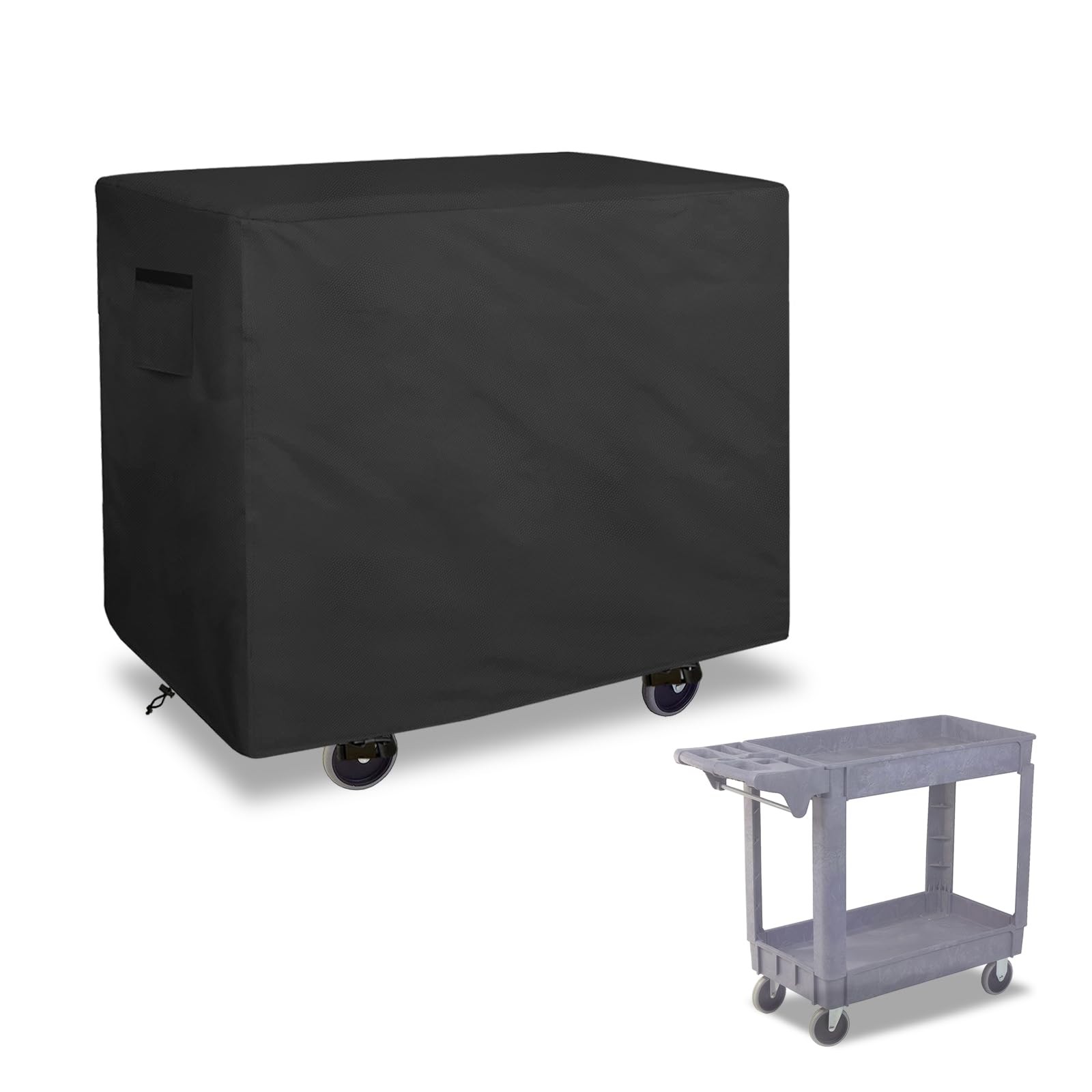 500-Pound Capacity Heavy Duty Folding Shopping Cart Waterproof Liner