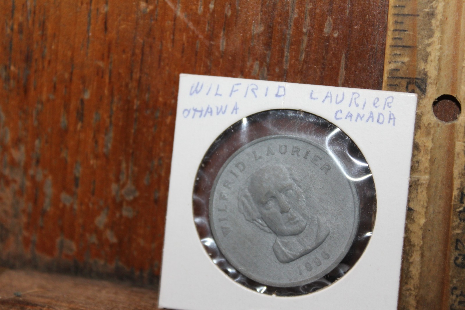 Antique Canada Coin 1896 Wilfrid Laurier Ottawa Canada House of Commons