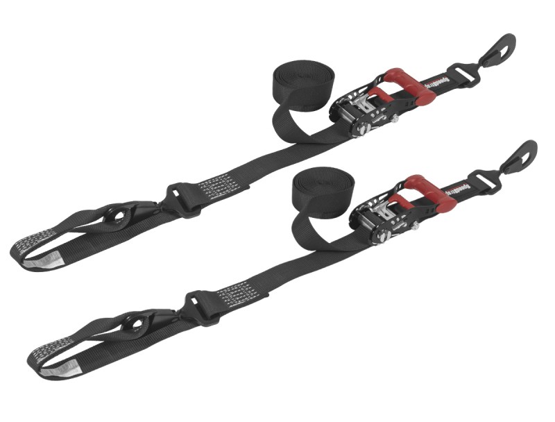SpeedStrap 15221-2 1.5" x 10' Ratchet Tie-Down with Soft-Tie for Camping